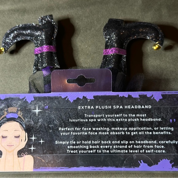 Spa Bunny extra plush spa witch headband - Picture 3 of 3
